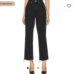 GRLFRND Cassidy Mid Rise Straight in East Side